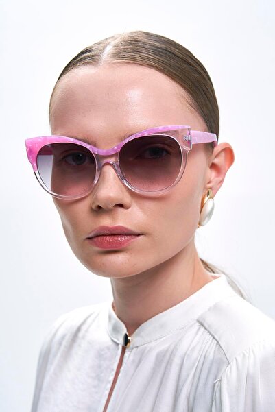 Bilge Karga Betty Pink Black Gradient Sunglasses