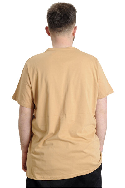 ModeXL Ανδρικό μπλουζάκι με λαιμόκοψη V - Mode XL, Μεγάλο μέγεθος, Alligator Beige