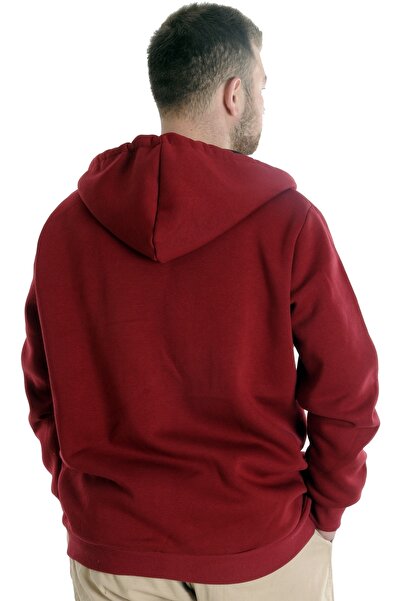ModeXL Men's Sweat Hooded Zippered Mode XL - 22531 Claret Red