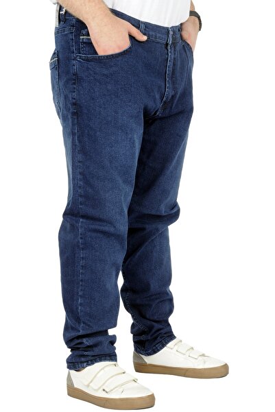 ModeXL Lopez Blue 22926 - Classic 5 Pocket Large Size Blue Jeans