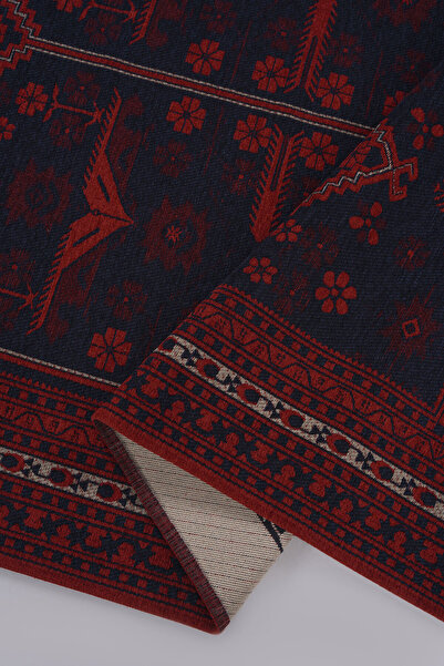 Naar Halı Mira Afgan 4 Kaymaz Tabanlı Yıkanabilir Klasik Kilim