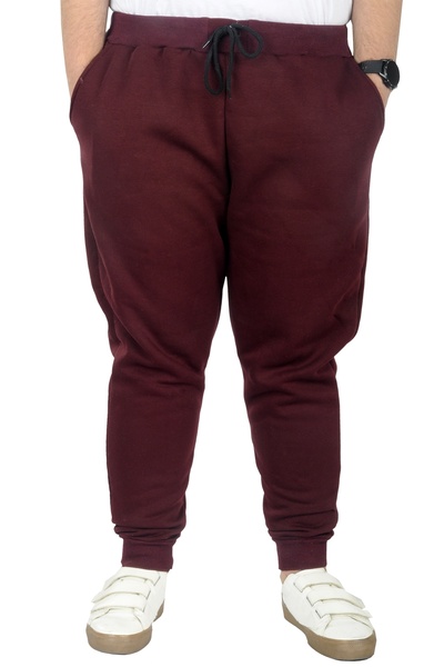 ModeXL Ανδρικό παντελόνι φόρμας Mode Xl Plus Size 3ip 20583 Plum