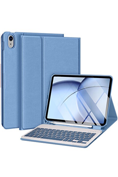 m.tk moveteck İpad 11.nesil A16 2025 / 10.nesil 10.9 Uyumlu Tablet Klavyeli K...