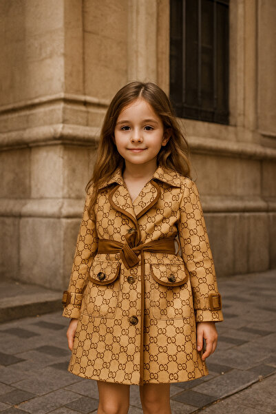 DEHRE Kız Çocuk Capitone Trençkot-erkek Çocuk Trençkot-unisex Çocuk Trençkot-trençkot