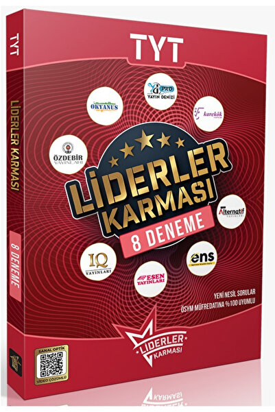 LİDERLER KARMASI 2026 Model Tyt Deneme Seti Tüm Dersler 8 Yayın 8 Deneme (VİD...