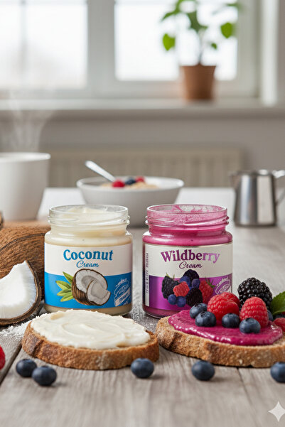 Frapella Hindistan Cevizi Kreması ve Orman Meyvesi Kreması 2 Adet 220 Gr.