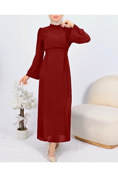 Modamorfo Júdás galléros derékruha - piros