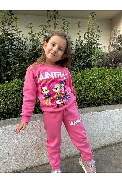 Aselin Kids Παιδικό σετ αθλητικών κοστουμιών K-Pop Demon Hunters Hunterix Zoey Rumi Mira με τύπωμα για κορίτσια