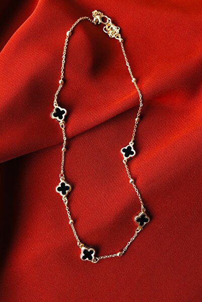 Bonicce ÇELİK YONCA 4 YAPRAK KOLYE PASLANMAZ KARARMAZ SOLMAZ