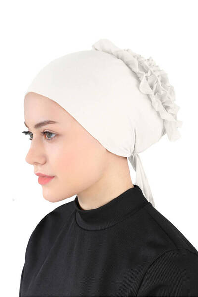 Ecardin Capota mare bej - Tesatura Parisien subtire cu topuri si dantela St 140