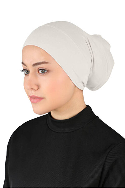 Ecardin Bună pentru țeavă Confortabilă și practică Hijab Bonnet - ST222 Crem