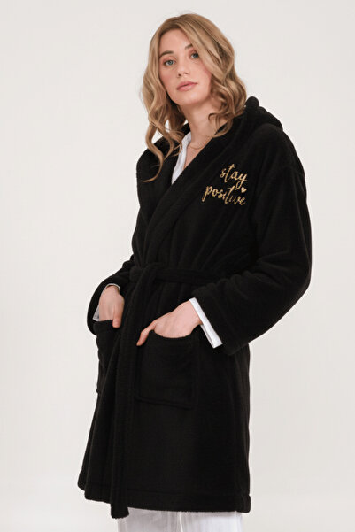 Miespiga Welsoft Hooded Plush Women's Dressing Gown