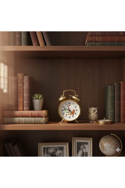 ESKİ YENİ ANTİK Tavuklu Kurmalı Saat