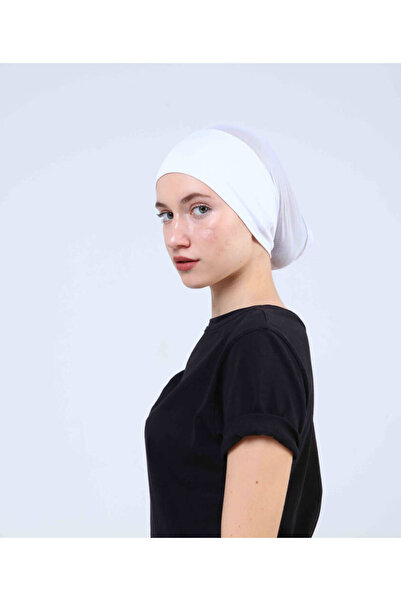 Ecardin Hava Alan Kaymayan Tesettür Bone - Arkası Tül Kumaş Pratik Silikonlu ...