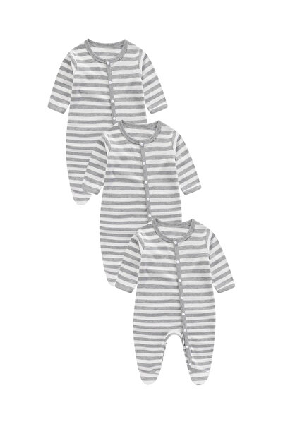 OEM Soft set of 3 cotton baby romper