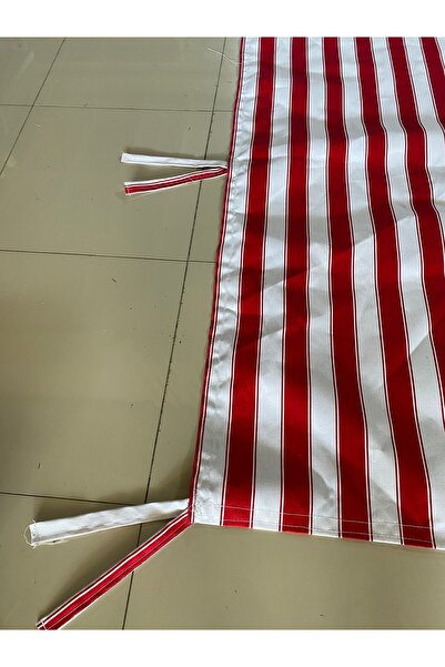 içel çadır Custom-Made Balcony Curtain with Cornice and Tiebacks in High-Grade Cotton Fabric