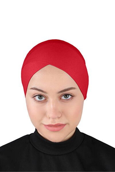 Ecardin Şapcă Cross Hijab Şapcă practică Cross Hijab - St 264 Roşu