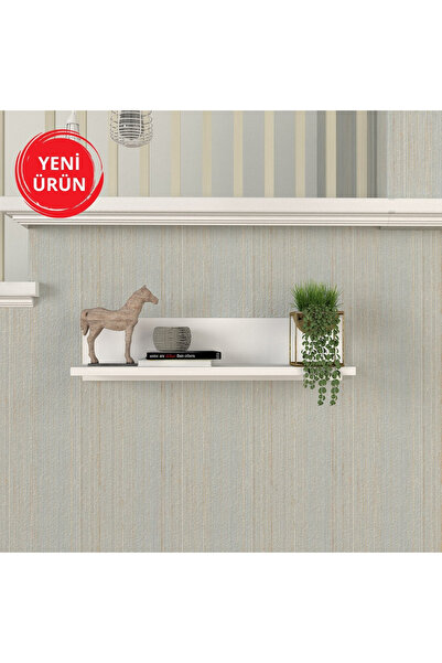 Dekorister Novella K5 Duvar Rafı Beyaz