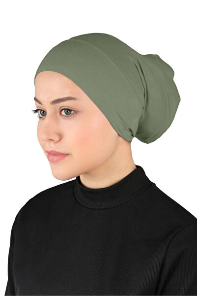 Ecardin Bună pentru țeavă Confortabilă și practică Hijab Bonnet - ST222 Kaki
