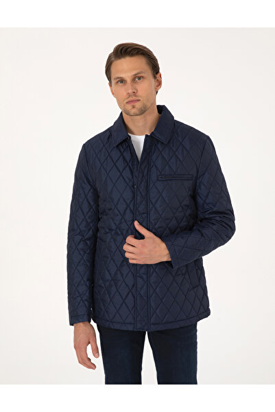 Pierre Cardin Lacivert Gömlek Yaka Mont 50313920-VR033