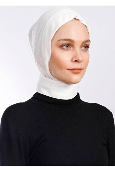 Ecardin Κρεπ Υφασμάτινο Φουλάρι Lycra Shawl - St 235 Λευκό