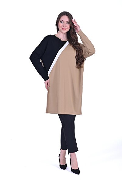 Invee Road Knitwear Tunic Camel