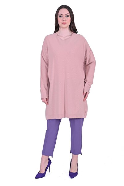 Invee Petibor Knitwear Tunic Salmon