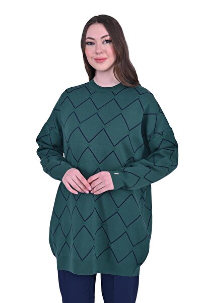 Invee Кристал Трико Туніка YEŞİL