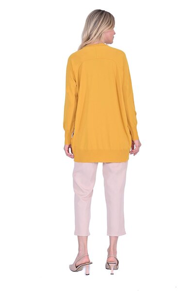 Invee Fabric Knitwear Tunic Mustard