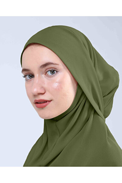 Ecardin Τουρμπάνι ζώνης από κρεπ ύφασμα - St 091 Khaki