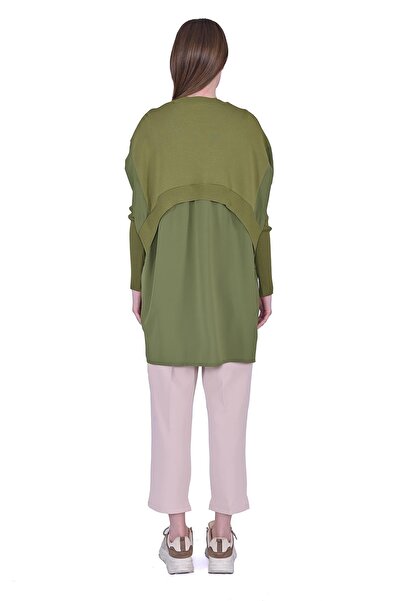 Invee Shirt Knitwear Tunic Green