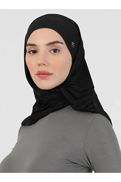 Ecardin Premium Pro Scarfs Tesettür Micro Șal - St 054 Negru