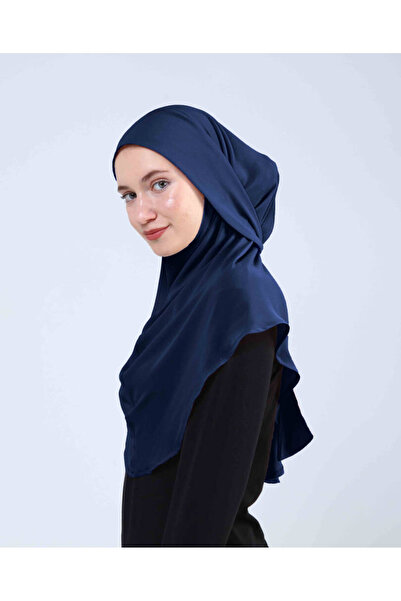 Ecardin Τουρμπάν με κορδόνι από ύφασμα κρεπ - St 091 Navy Blue