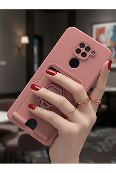 TechTrove Xiaomi Redmi Note 9 Kılıf Kamera Koruma Sürgülü Kartvizitli Kartlık...