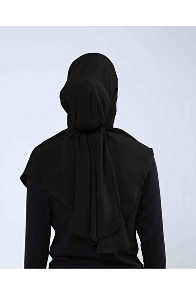 Ecardin Τουρμπάνι με κορδόνι από ύφασμα κρεπ - St 091 Μαύρο