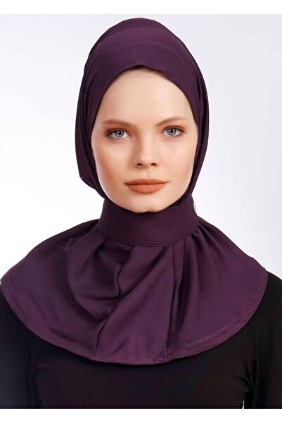 Ecardin Креп-тканина Шарф з лікра - St 235 Фіолетовий