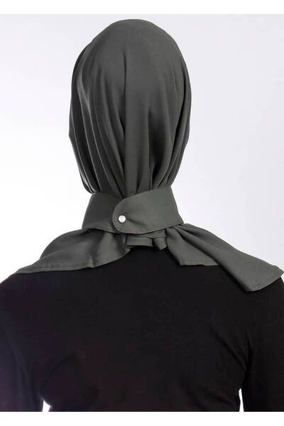 Ecardin Креп-тканина Шарф з лікрами - St 235 Хакі