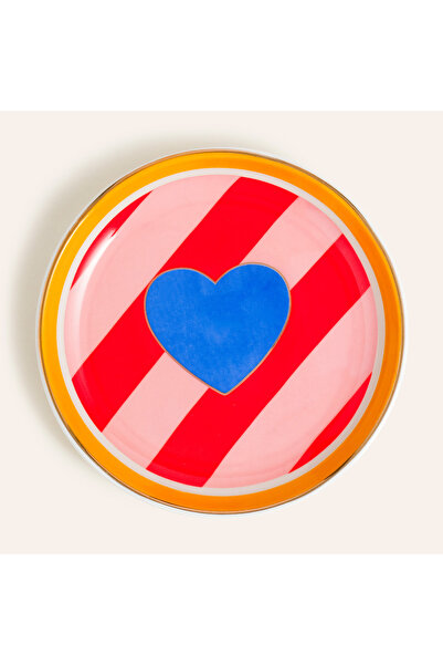 Zsa Zsa Zsu Luohu Porselen Tabak 10x10x1 Cm Renkli