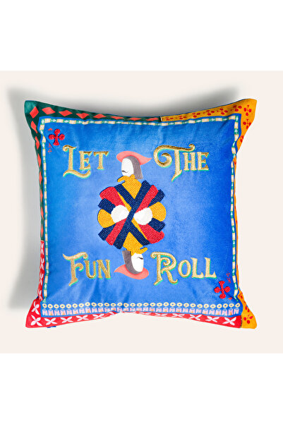 Zsa Zsa Zsu Hansı Dijital Baskılı Dolgulu Kırlent 50x50 Cm Renkli