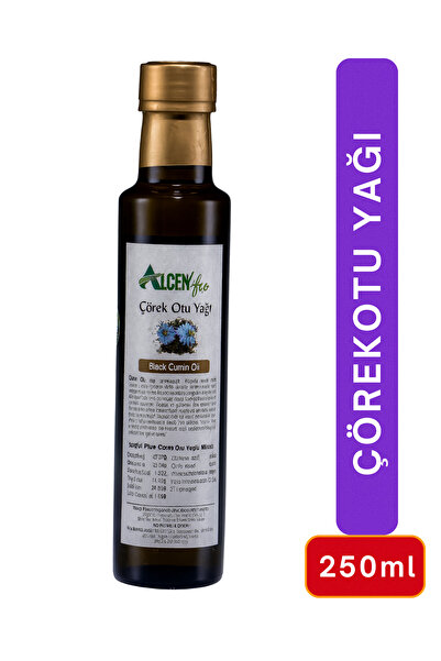ALCEN LİFE Çörekotu Yağı 250 mL Doğal Soğuk Sıkım Bağışıklık Destek Doğal Koruma Antioksidan Premium Takviye