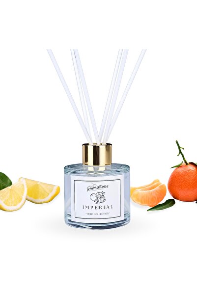 AromaZone Odorizant cu bețișoare IMPERIAL, Handmade – 120g, aromă de lungă du...