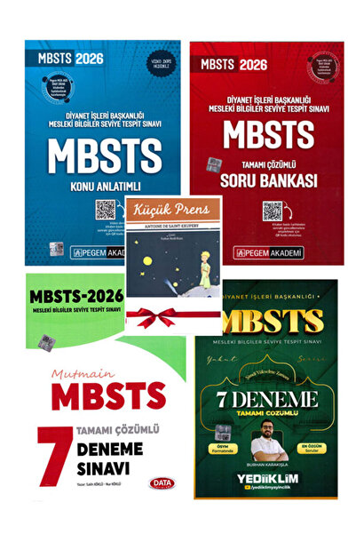 Pegem Akademi Yayıncılık 2026 Yediiklim Data Mbsts Tam Kapsamlı Set (KONU-DEN...