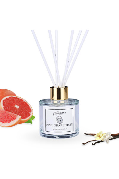 AromaZone Odorizant cu bețișoare PINK GRAPEFRUIT, Handmade – 120g, aromă de lungă durată