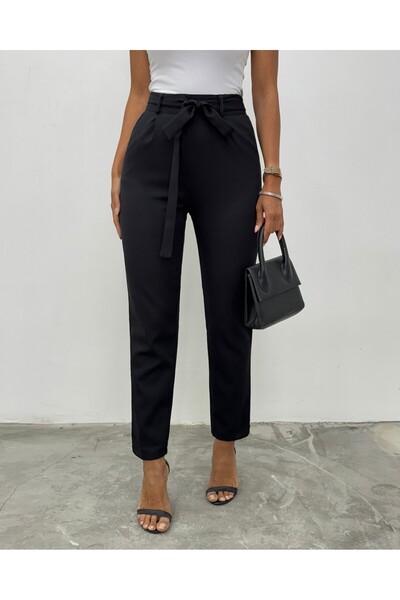 Modamorfo Öves bokanadrág - Fekete