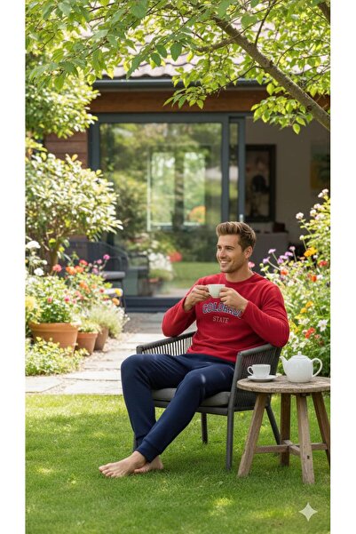 Sude HOMEWEAR Ανδρικό Σετ Πιτζάμες Fleece