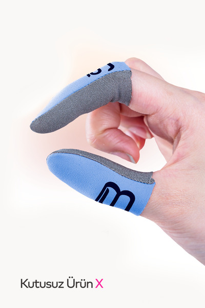 Bhave Kutusuz Hybrid Parmaklık-1 Çift-mavi-pubg Parmak Eldiveni - Ter Geçirme...