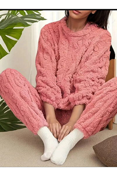 FAMES PİJAMA Thick winter fleece pajamas