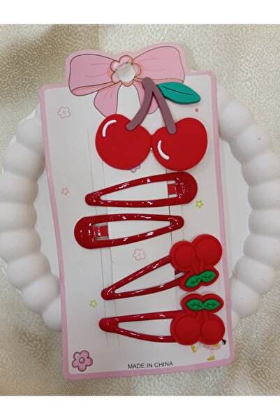 ELAS HOME Baby and Child Cherry 5-Piece Snap Buckle Red