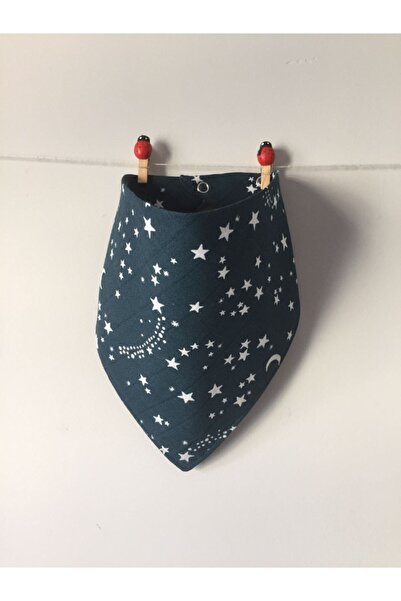 runbaby مريلة وشال للأطفال من قماش الموسلين مع مشبك