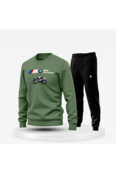 Bulvar Lee Crew Neck Bmw S1000Rr Printed Tracksuit Set Motor / Biker